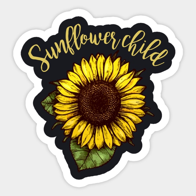 Sunflower Child Yellow Beautiful Daughter Sticker by erbedingsanchez